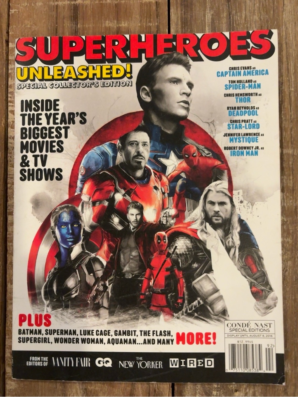 Superheroes Unleashed 2016 Special Collector’s Edition Marvel DC Condé Nast
